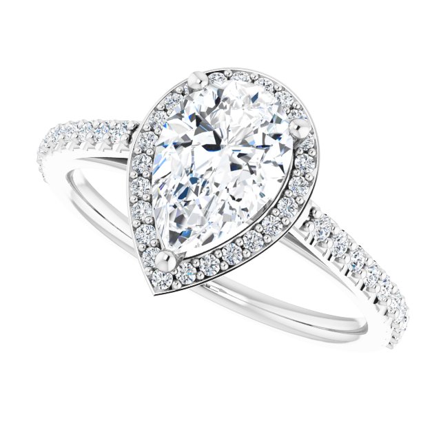 Halo-Style Engagement Ring