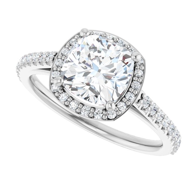 Halo-Style Engagement Ring