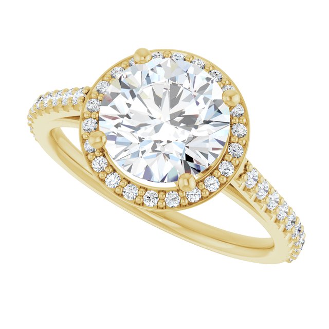 Halo-Style Engagement Ring