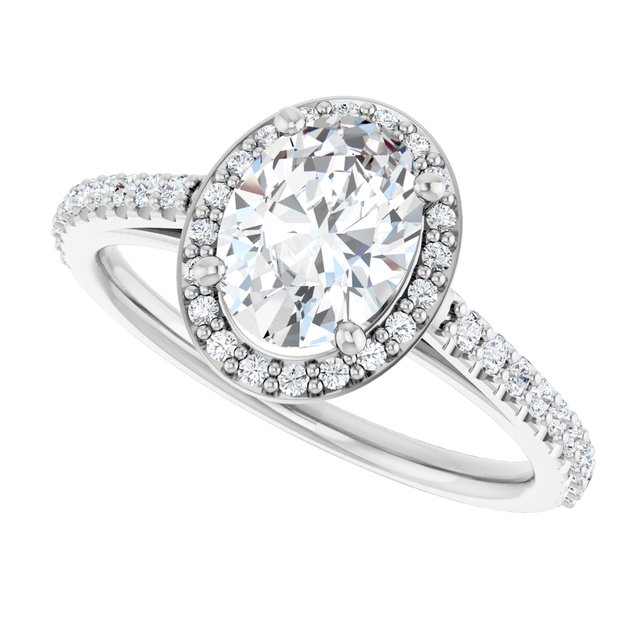 Halo-Style Engagement Ring