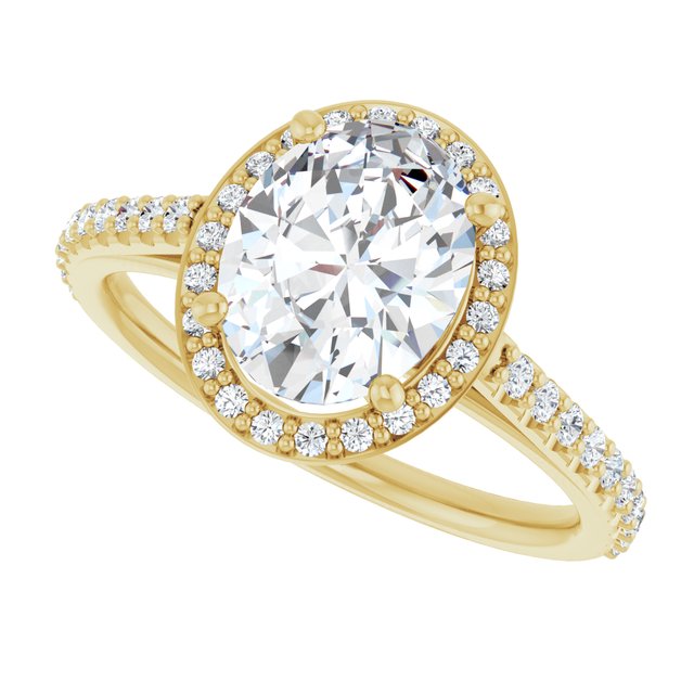 Halo-Style Engagement Ring