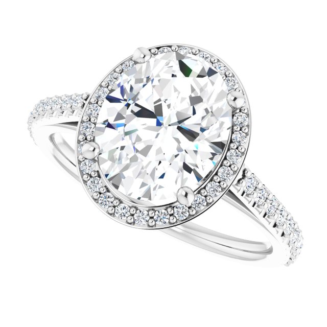 Halo-Style Engagement Ring