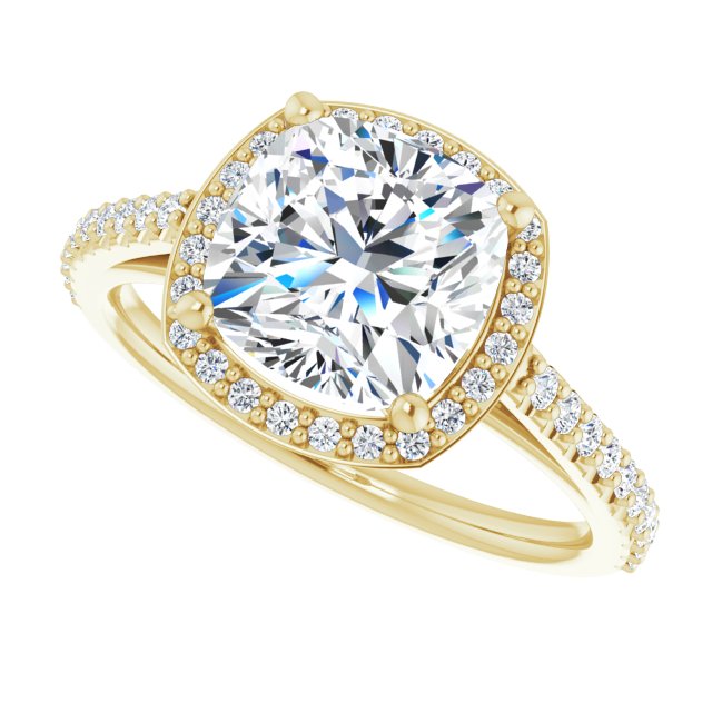 Halo-Style Engagement Ring