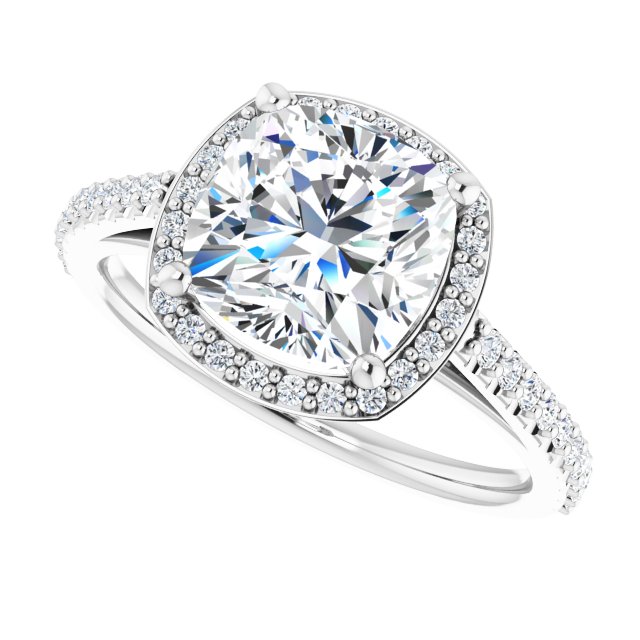 Halo-Style Engagement Ring