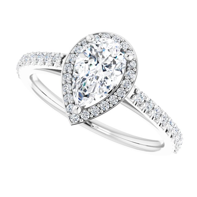 Halo-Style Engagement Ring