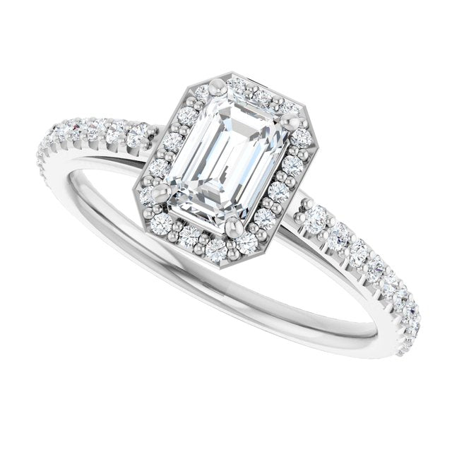 Halo-Style Engagement Ring