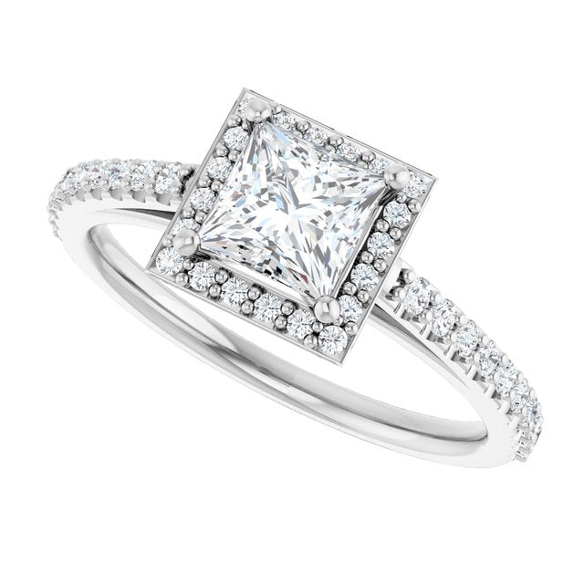 Halo-Style Engagement Ring
