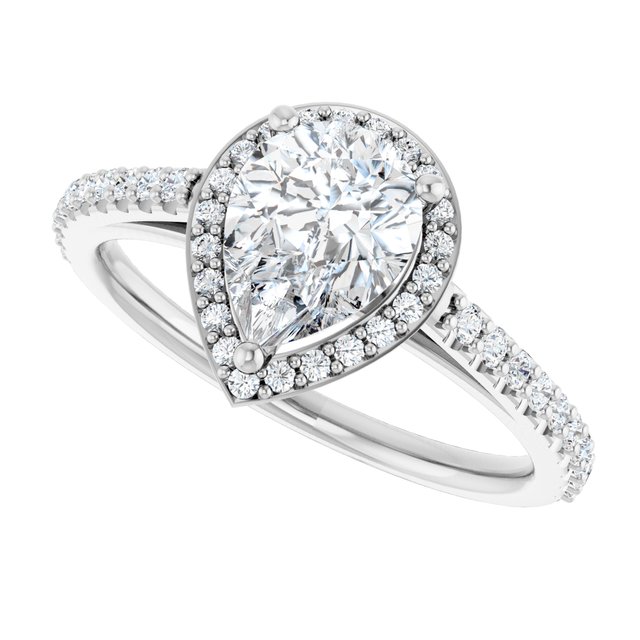 Halo-Style Engagement Ring