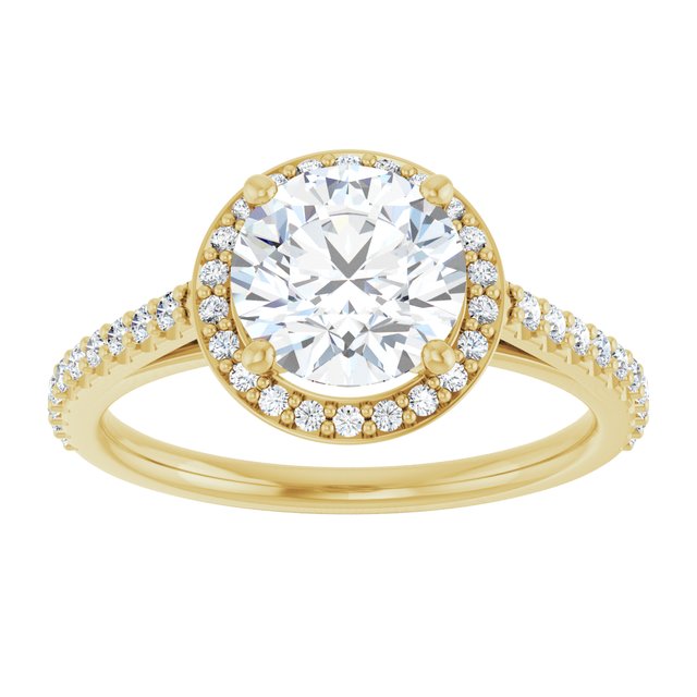 Halo-Style Engagement Ring