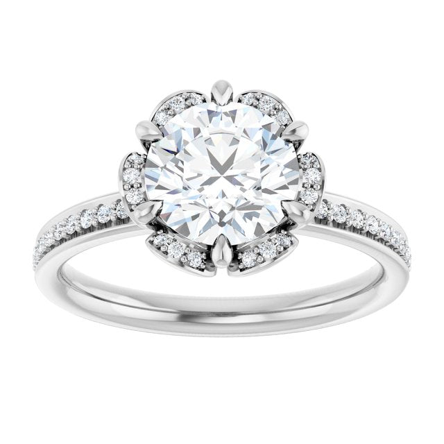 Halo-Style Engagement Ring