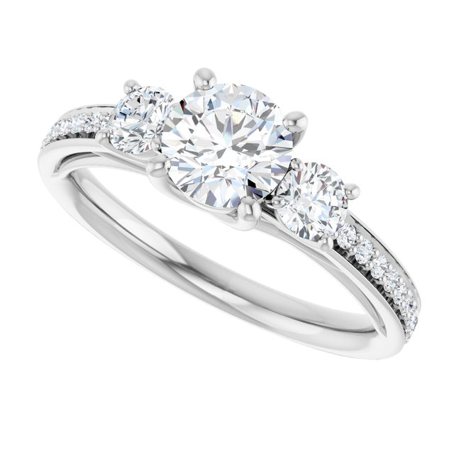 Three-Stone Engagement Ring