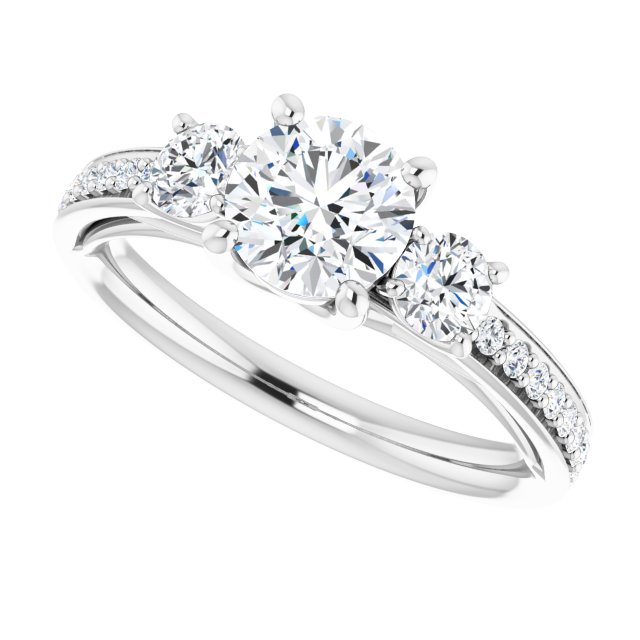 Three-Stone Engagement Ring