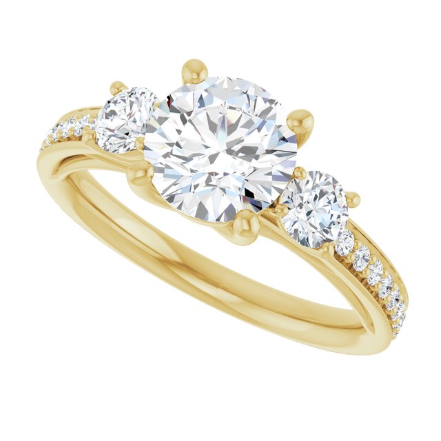 Three-Stone Engagement Ring