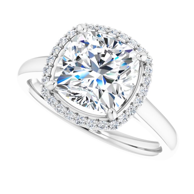 Halo-Style Engagement Ring