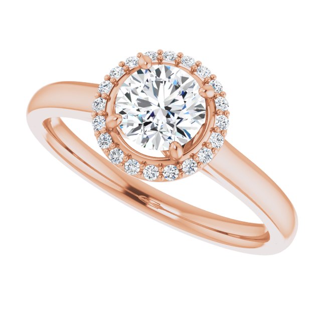 Halo-Style Engagement Ring