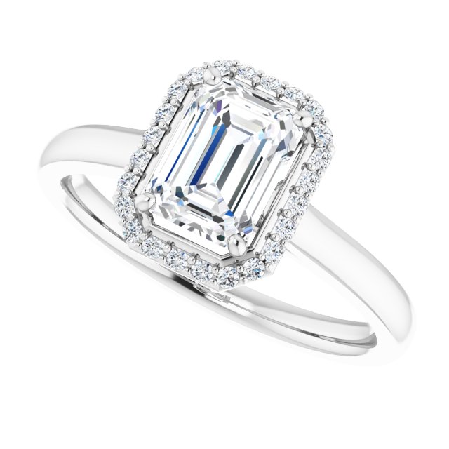 Halo-Style Engagement Ring