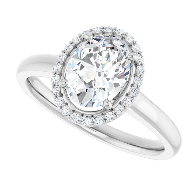 Halo-Style Engagement Ring