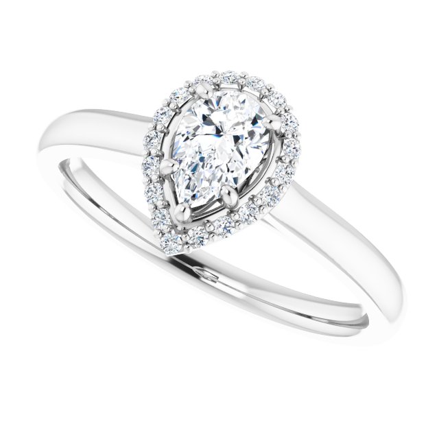 Halo-Style Engagement Ring