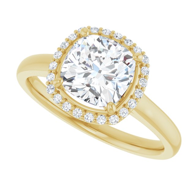 Halo-Style Engagement Ring