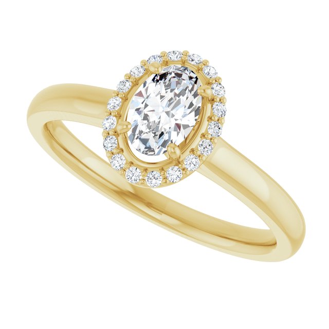 Halo-Style Engagement Ring