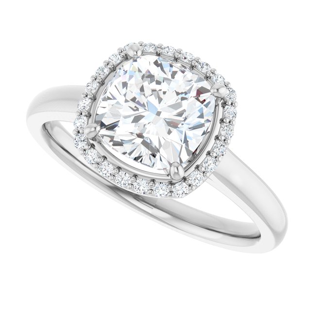 Halo-Style Engagement Ring