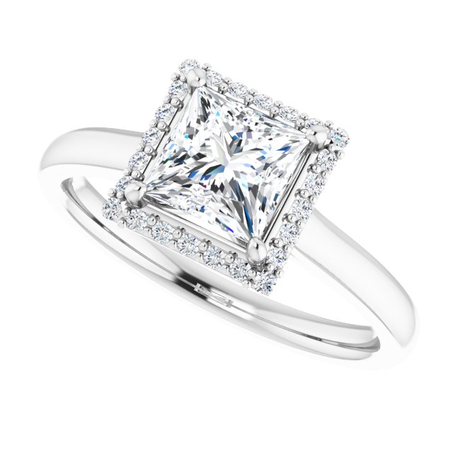 Halo-Style Engagement Ring