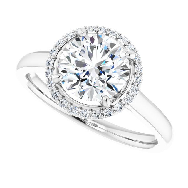 Halo-Style Engagement Ring