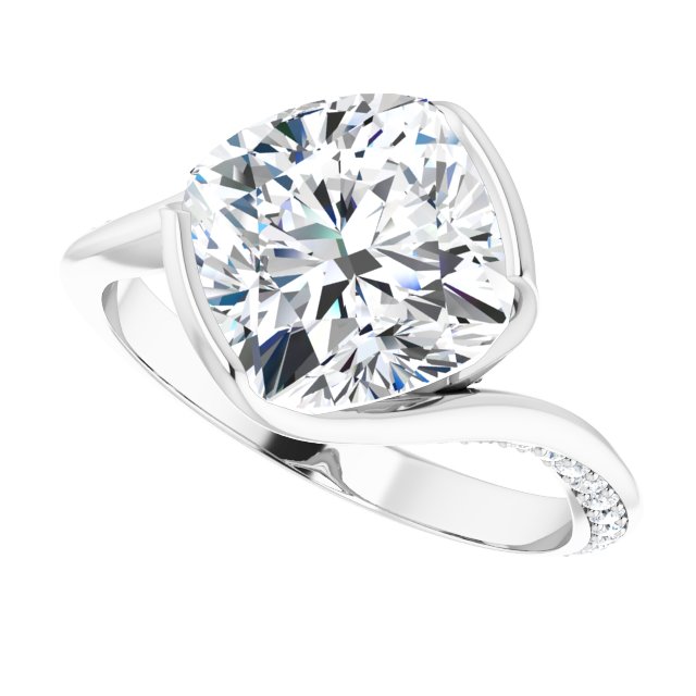 Accented Engagement Ring