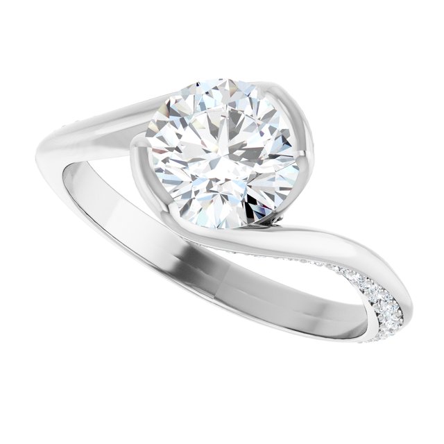 Accented Engagement Ring
