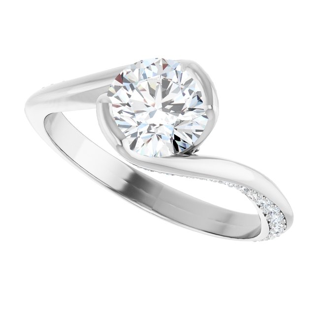 Accented Engagement Ring