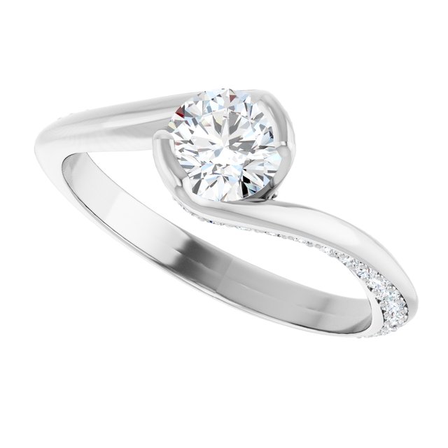 Accented Engagement Ring