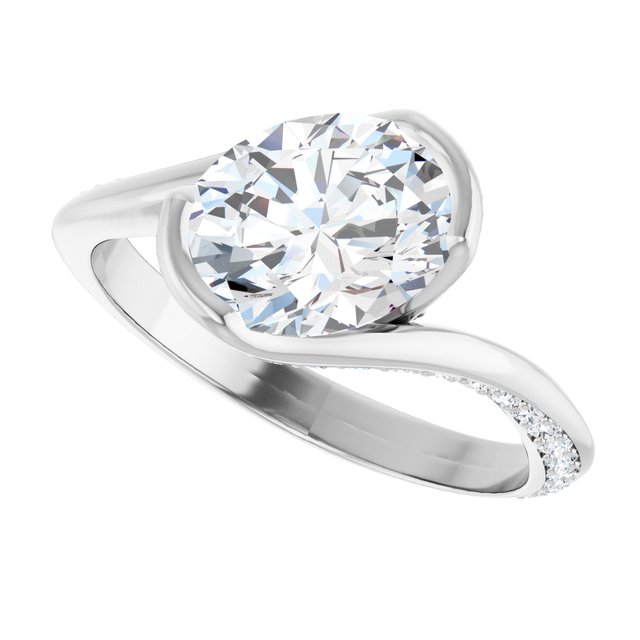 Accented Engagement Ring