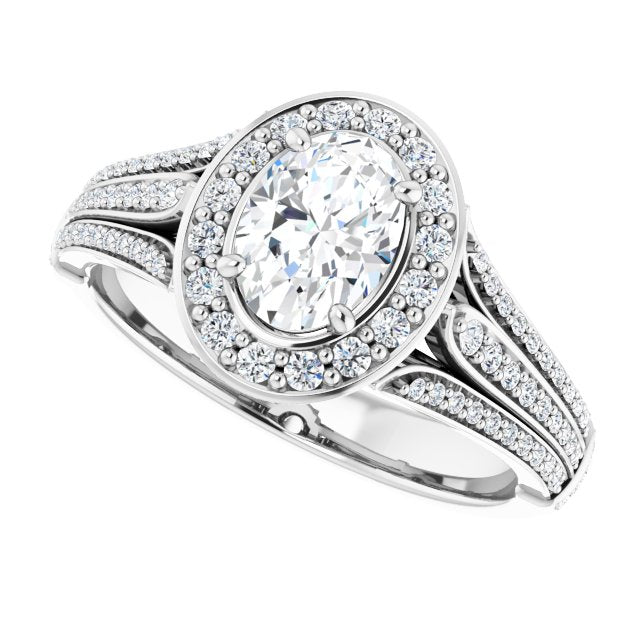 Halo-Style Engagement Ring