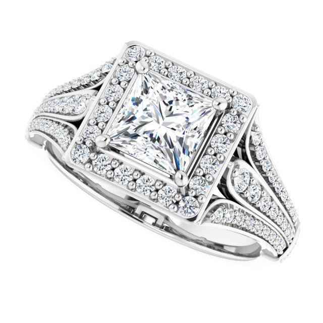 Halo-Style Engagement Ring