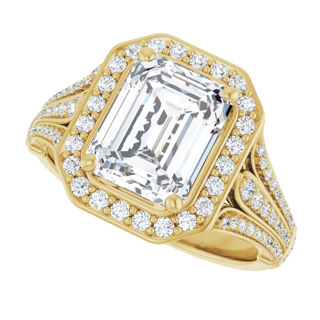 Halo-Style Engagement Ring