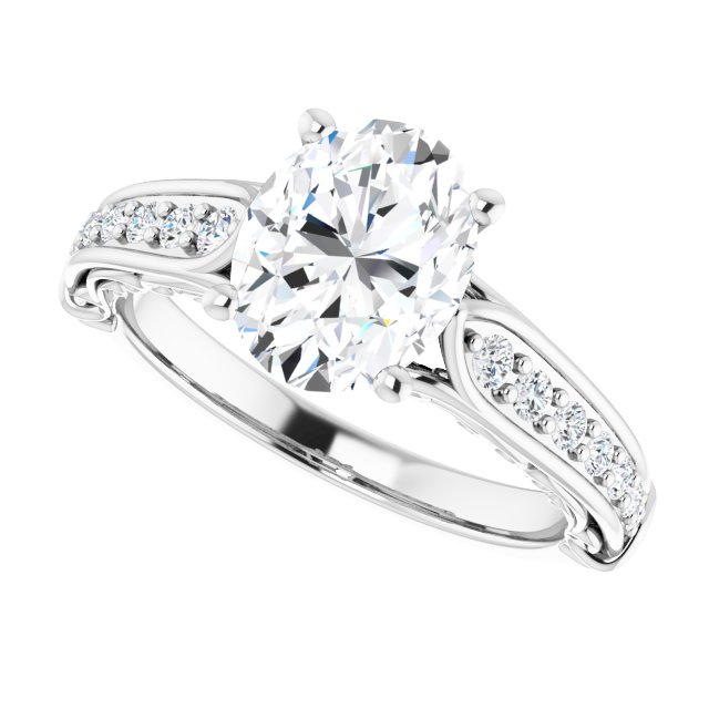 Accented Engagement Ring