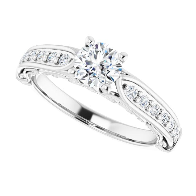 Accented Engagement Ring