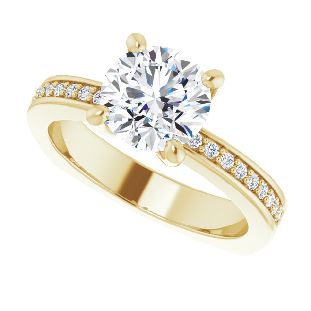 Accented Engagement Ring