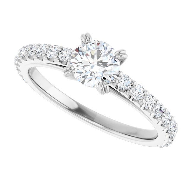 Accented Engagement Ring