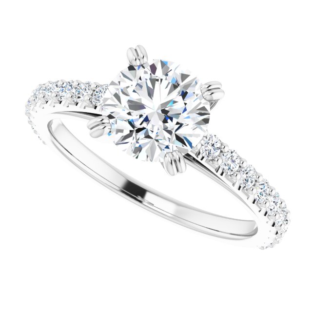 Accented Engagement Ring