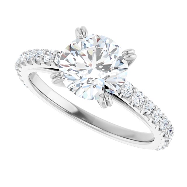 Accented Engagement Ring