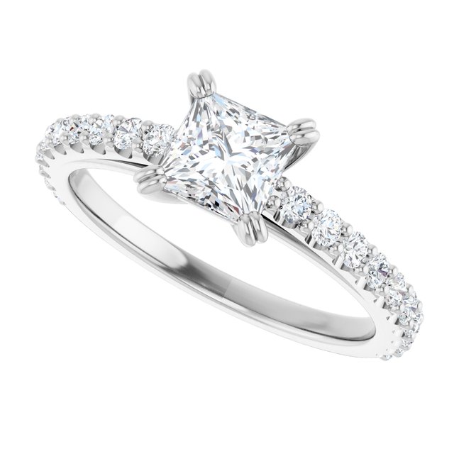 Accented Engagement Ring