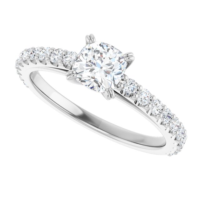 Accented Engagement Ring