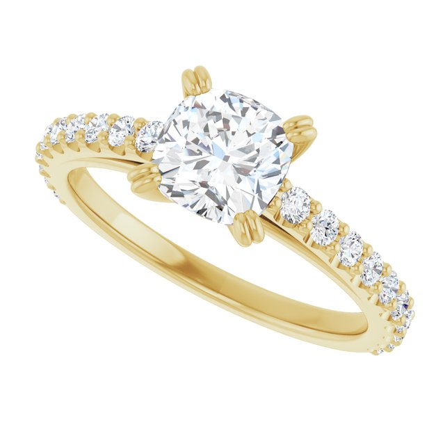 Accented Engagement Ring