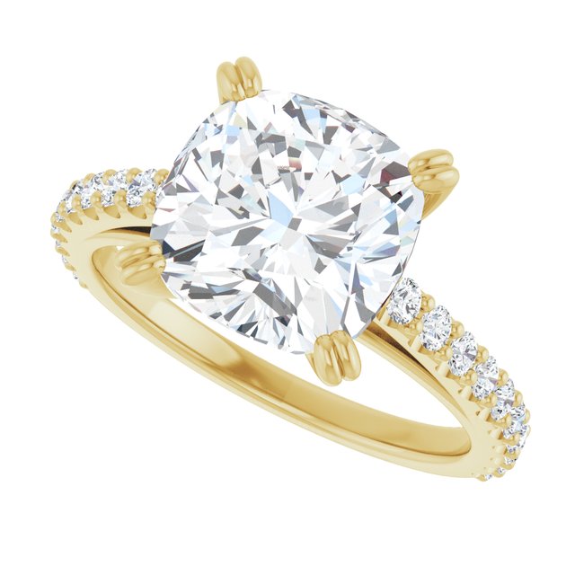 Accented Engagement Ring