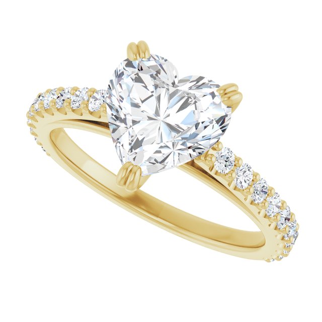 Accented Engagement Ring