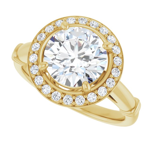 Halo-Style Engagement Ring