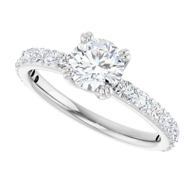 Accented Engagement Ring
