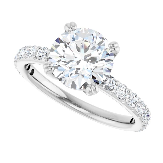 Accented Engagement Ring