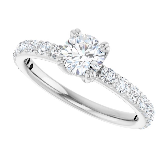 Accented Engagement Ring